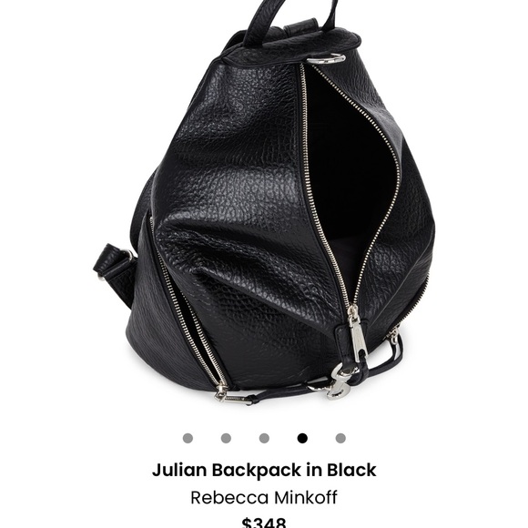 Rebecca Minkoff Julian Backpack in Black - Picture 6 of 12
